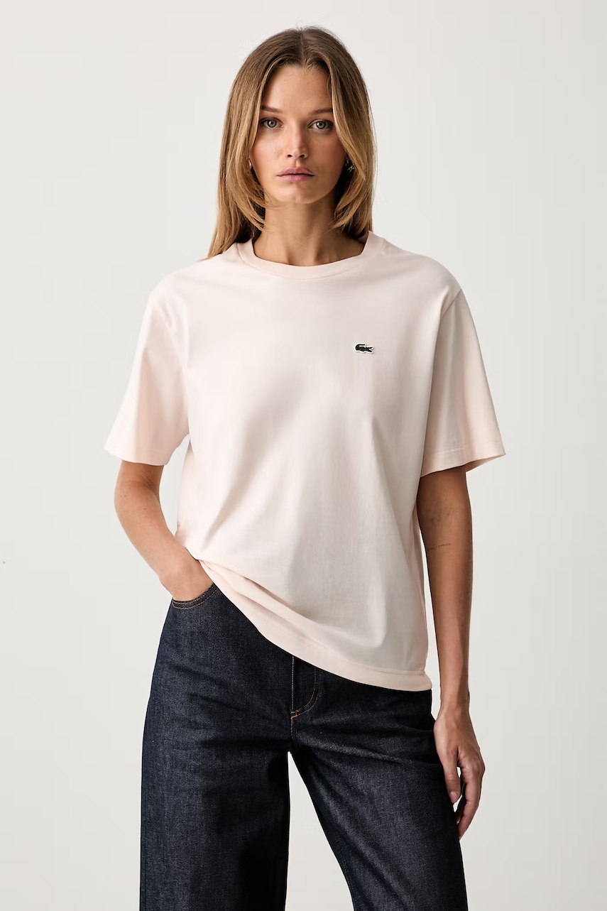 Lacoste T-shirt bawełniany damski