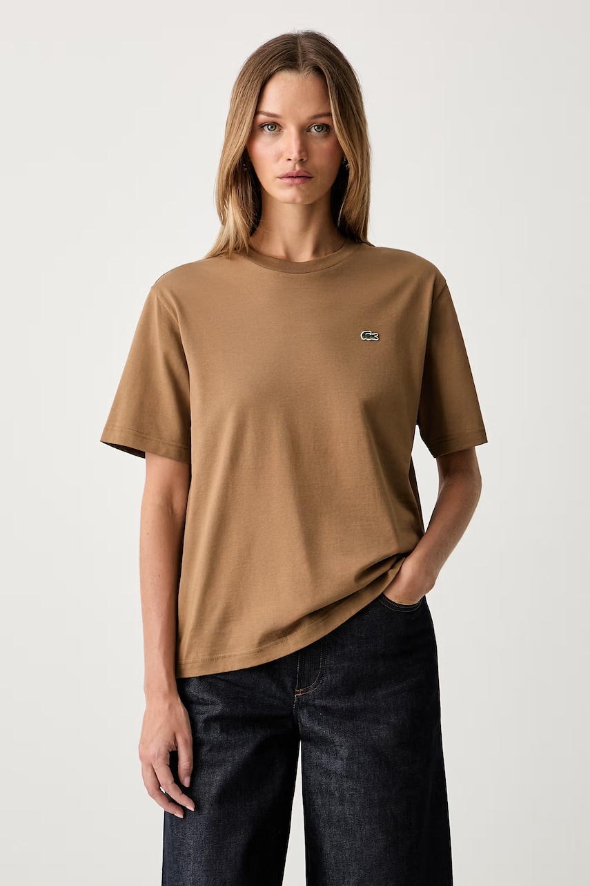 Lacoste T-shirt bawełniany damski