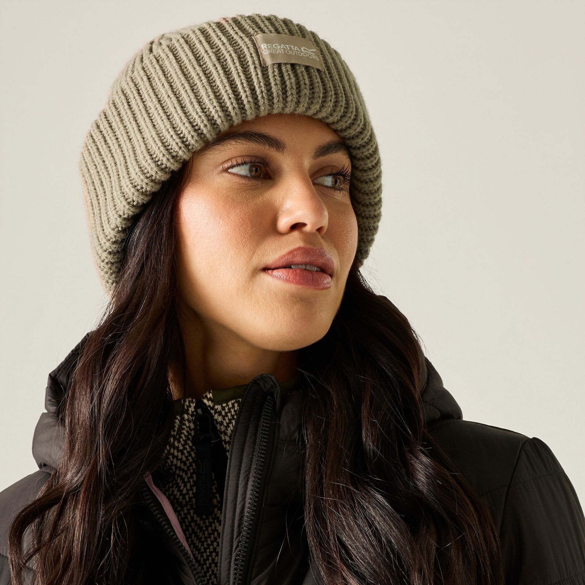 Regatta Czapka unisex beanie Connora Fisherman Beżowe