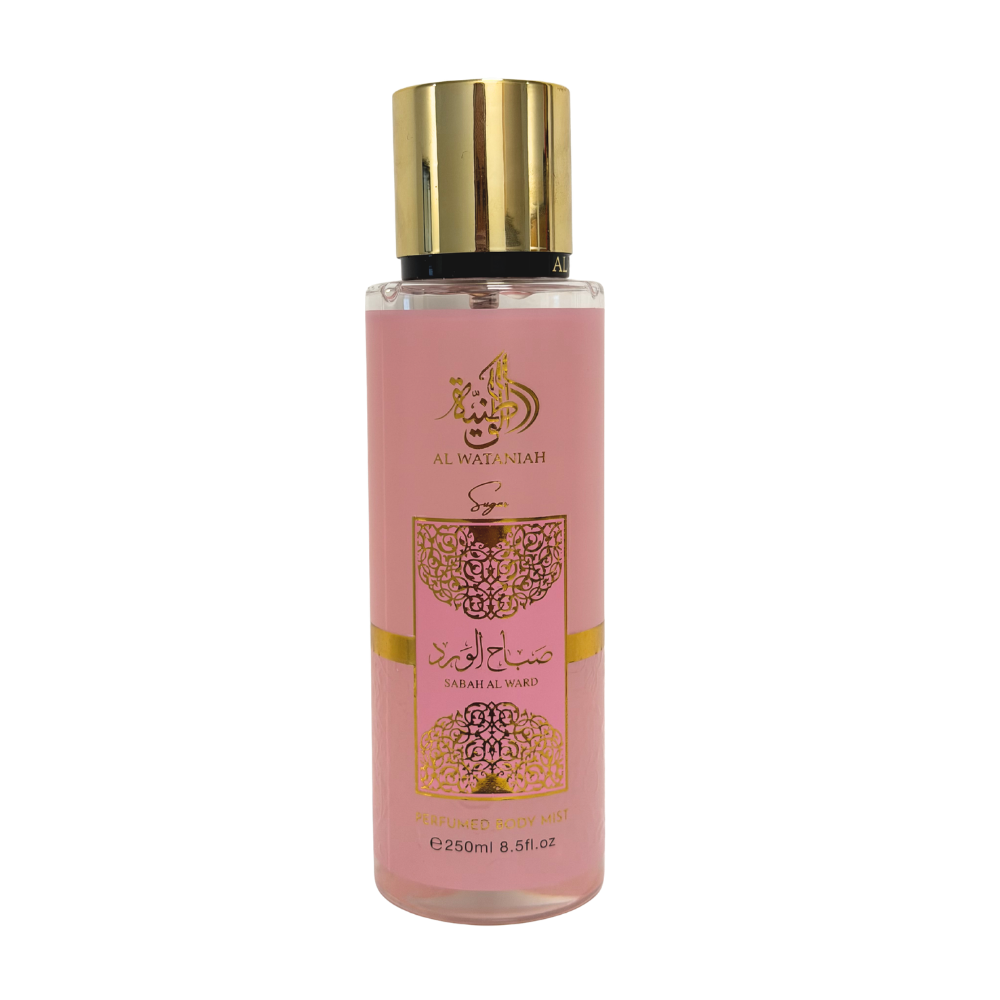 Al Wataniah Sabah Al Ward Sugar Body Mist mgiełka do ciała, 250 ml