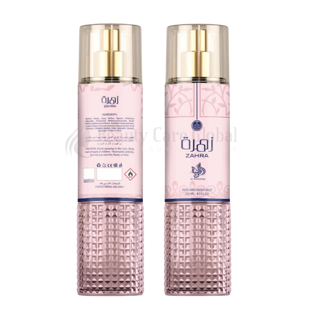 Al Wataniah Perfumed Body Mist - Zahra mgiełka do ciała, 250 ml