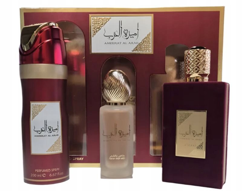 ASDAAF AMEERAT AL ARAB EDP U 100ML+DEO 200ML+HAIRMIST 50ML zestaw prezentowy unisex