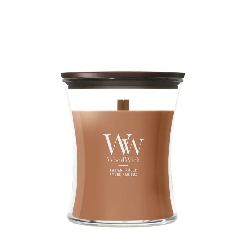 WoodWick Świeca Średnia Radiant Amber