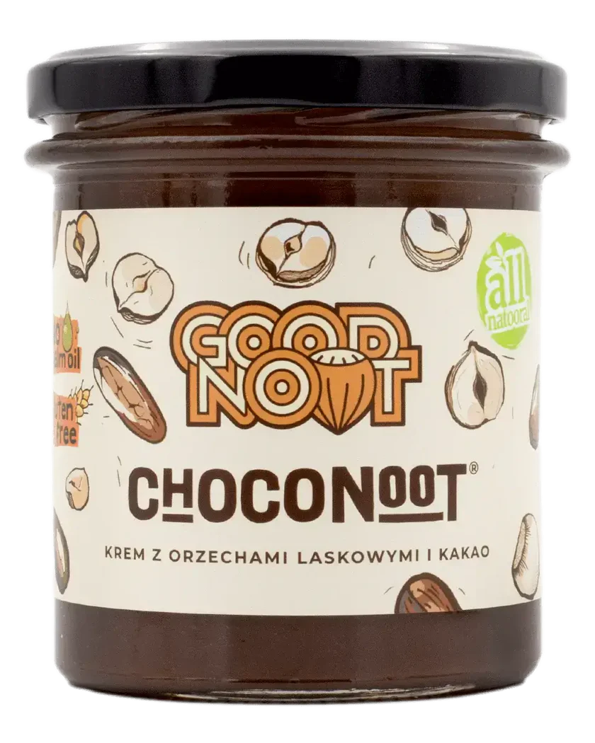 Good Noot, Choconoot®, Krem z orzechów laskowych i kakao, 350g