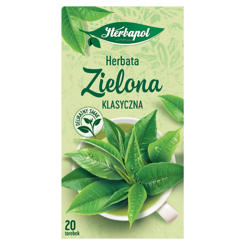 Herbapol Herbapol Herbata zielona 40 g (20 x 2,0 g)
