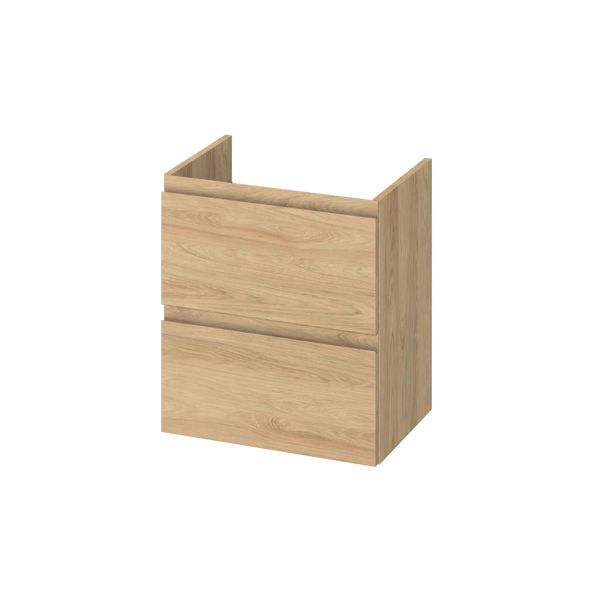 Szafka łazienkowa pod umywalkę Cersanit Moduo Slim 50 cm dąb hikora S590-139-DSM