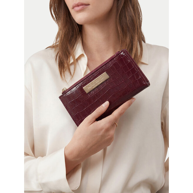 Portfel Nine West CEO-NW-W1-004-AW26 Bordowy