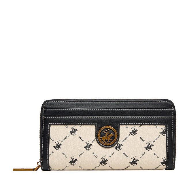 Portfel Beverly Hills Polo Club CEO-BHPC-W1-001-AW26 Kremowy