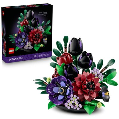 LEGO 11513 Botanicals Kompozycja z ciemnych kwiatów