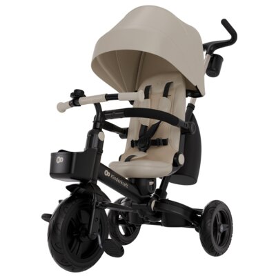 Trójkołowiec KINDERKRAFT Aveo 2 Plus Siedzisko 360° Beżowy