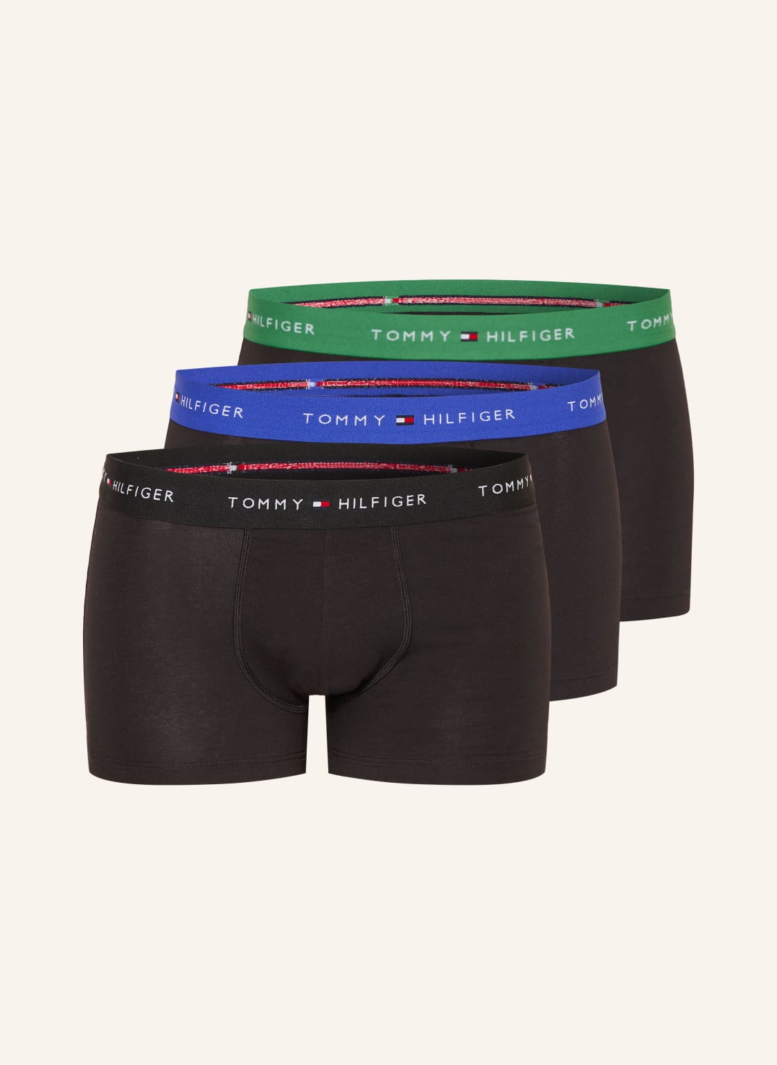 Tommy Hilfiger 3-Pak Bokserek schwarz
