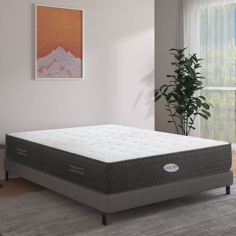 Materac 200 x 200 cm kieszeniowy z włóknem Kapok gr. 31cm - SOREMA de NATUREA