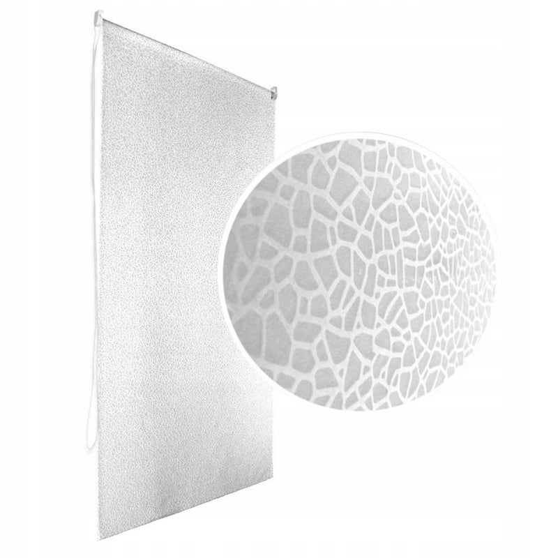 Roleta prysznicowa Estiva PEVA Milky 3D 80 x 240 cm sufitowa biała 1 szt.