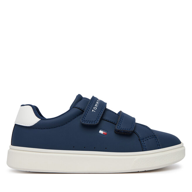 Sneakersy Tommy Hilfiger Low Cut Velcro Sneaker T1X9-35216-1355 S Granatowy