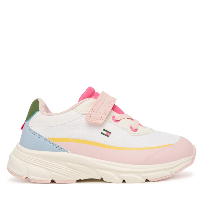 Sneakersy Tommy Hilfiger Low Cut Lace-Up/Velcro Sneaker T1A9-35107-1861 M Kolorowy