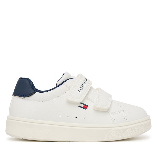 Sneakersy Tommy Hilfiger Low Cut Velcro Sneaker T1X9-35216-1355 M Biały