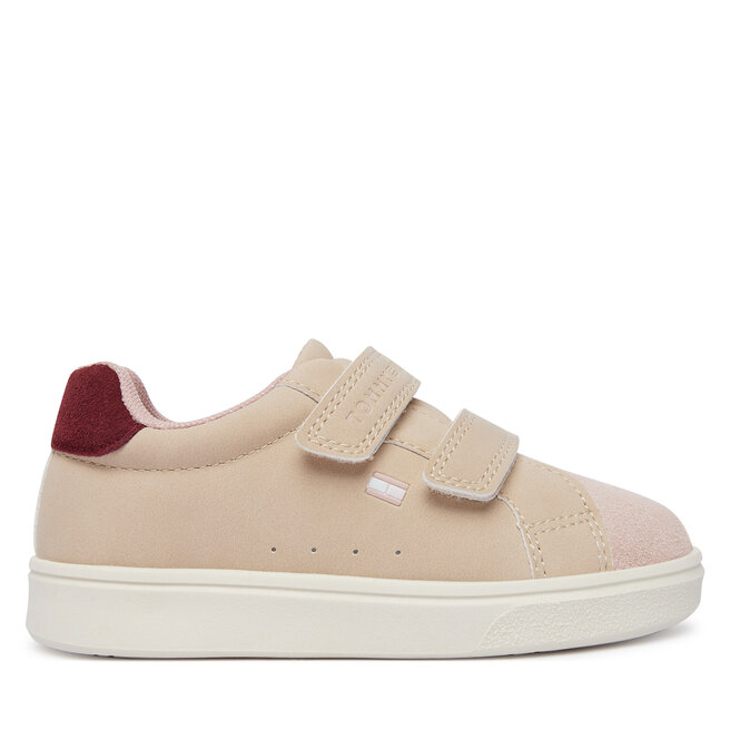 Sneakersy Tommy Hilfiger Low Cut Velcro Sneaker T1A9-35062-0315 M Beżowy jasny