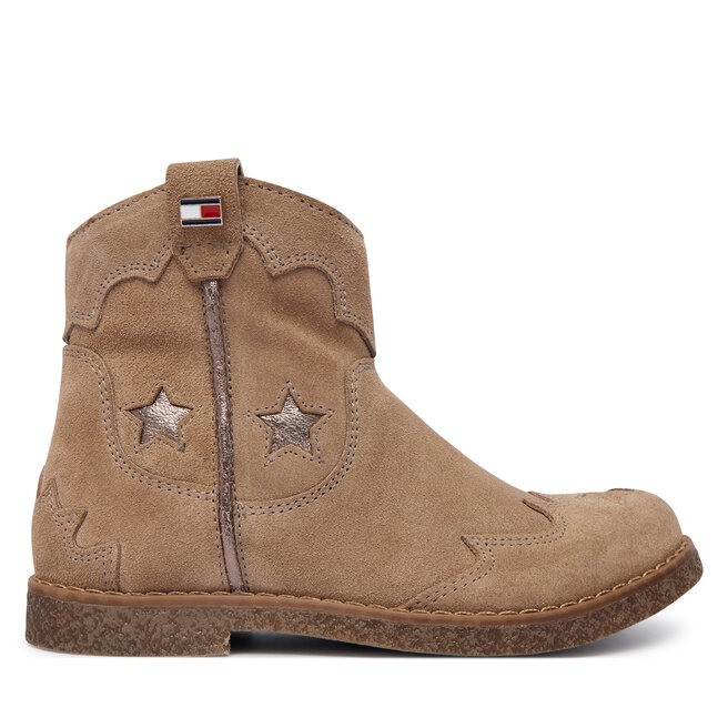 Botki Tommy Hilfiger T1A5-35191-1429 S Beżowy