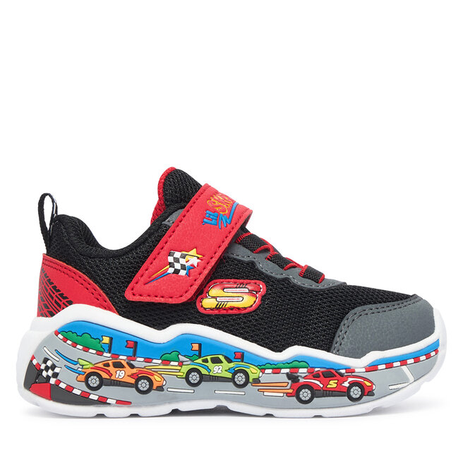 Sneakersy Skechers Play Scene 407312N/BKRD Czarny
