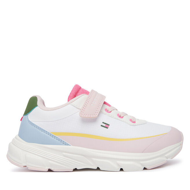 Sneakersy Tommy Hilfiger Low Cut Lace-Up/Velcro Sneaker T1A9-35107-1861 S Kolorowy