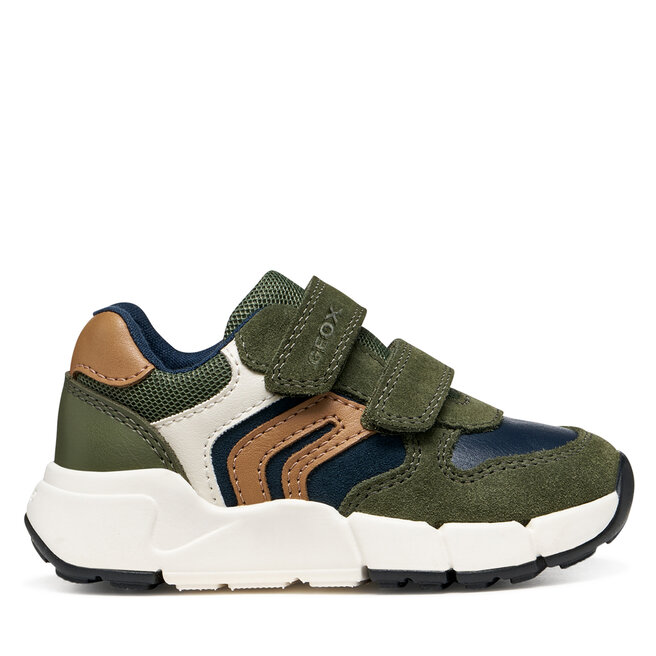 Sneakersy Geox B Flexyper Mini Boy B656GC 05422 CB36N M Zielony
