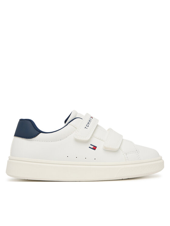 Tommy Hilfiger Sneakersy Low Cut Velcro Sneaker T1X9-35216-1355 S Biały