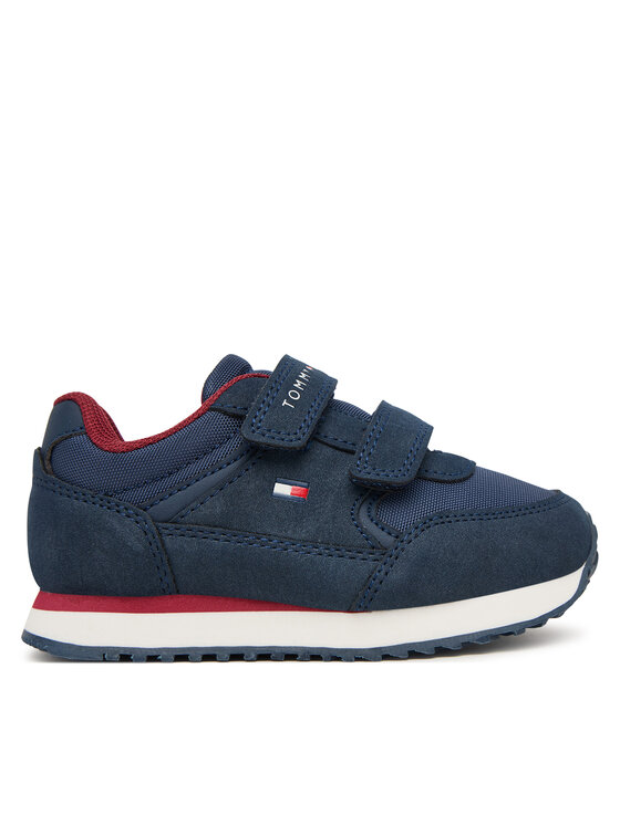 Tommy Hilfiger Sneakersy Low Cut Velcro Sneaker T1X9-35253-1960 M Granatowy