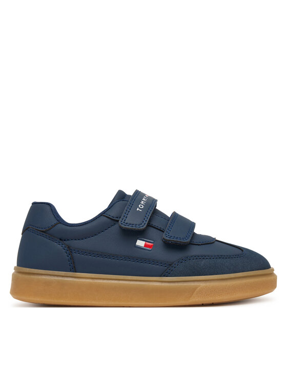 Tommy Hilfiger Sneakersy Low Cut Velcro Sneaker T1X9-35219-1269 S Granatowy