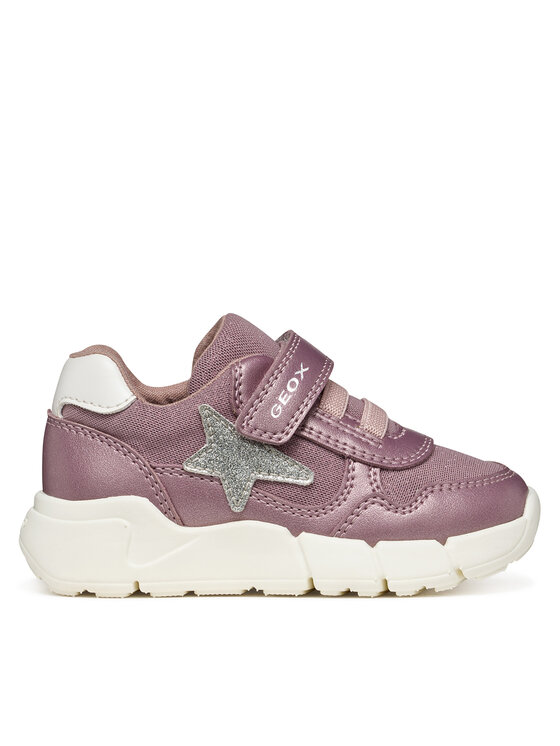 Geox Sneakersy B Flexyper Mini Girl B566NB 0AJAS C8217 S Srebrny ciemny
