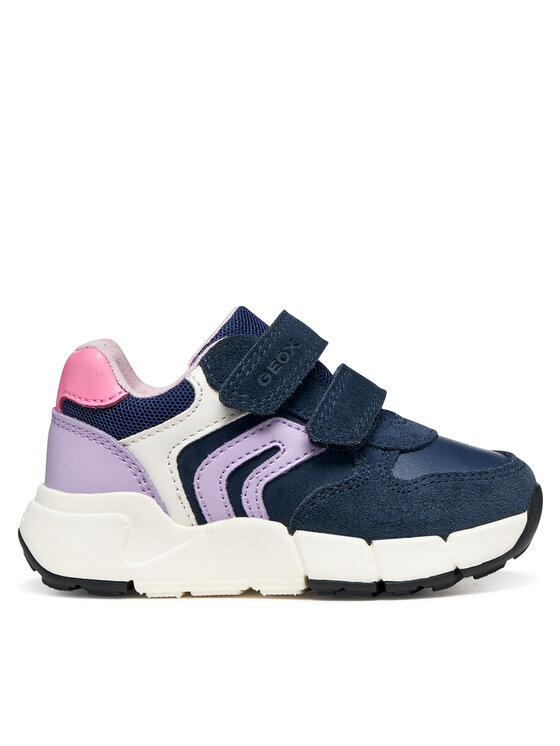 Geox Sneakersy B Flexyper Mini Girl B656NA 05422 C4215 M Granatowy