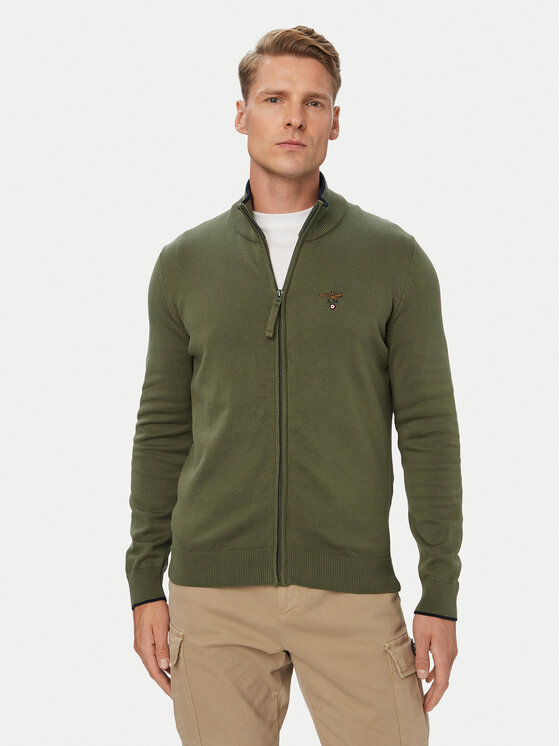 Aeronautica Militare Kardigan 262MA1632UL00506 Khaki
