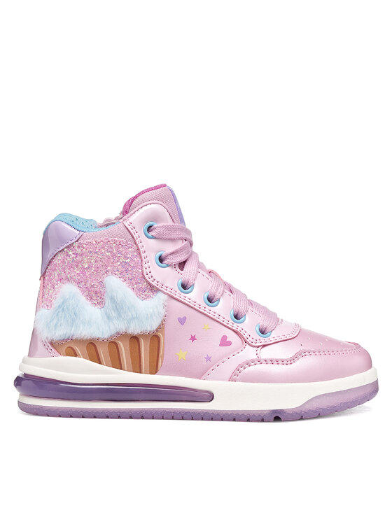Geox Sneakersy J Sketlite Girl J66NWB 0NFKN C8207 D Różowy jasny