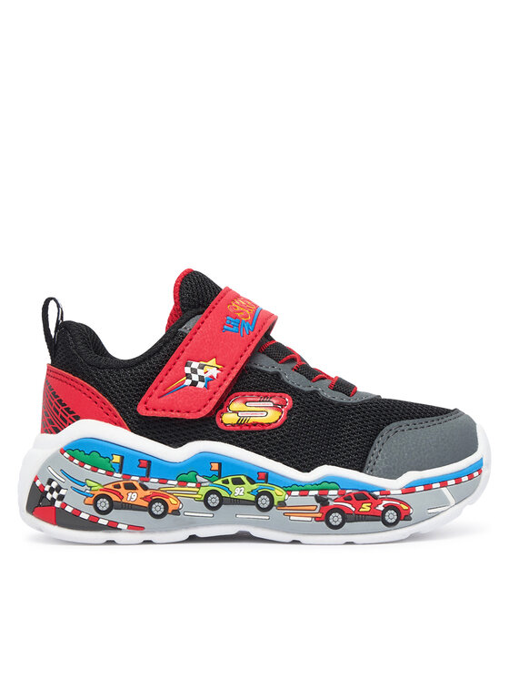 Skechers Sneakersy Play Scene 407312N/BKRD Czarny