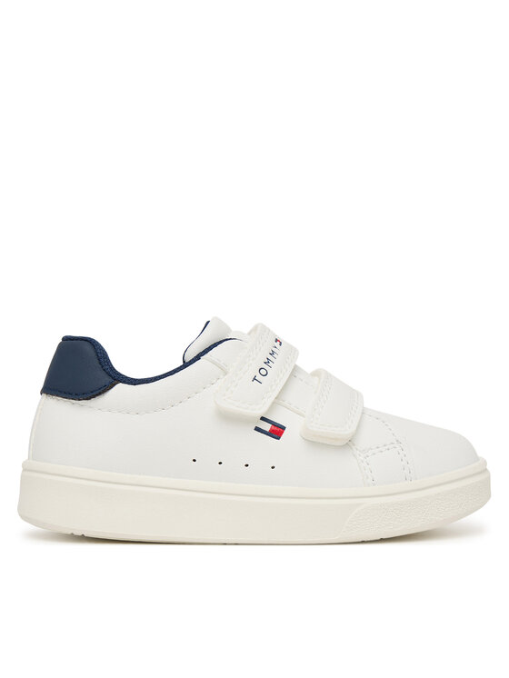 Tommy Hilfiger Sneakersy Low Cut Velcro Sneaker T1X9-35216-1355 M Biały