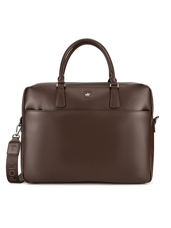 Beverly Hills Polo Club Torba na laptopa CWBEO-BHPC-L-016-07. Brązowy ciemny