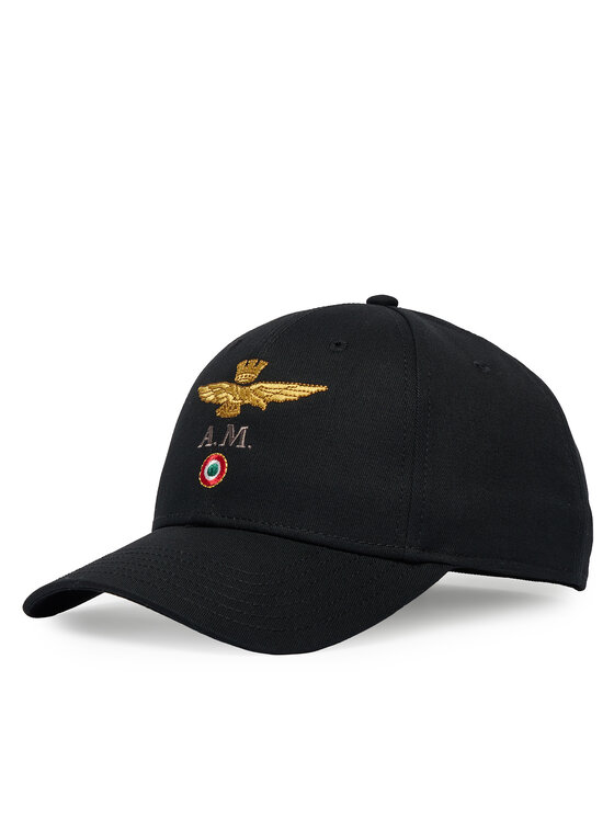 Aeronautica Militare Czapka z daszkiem 262HA1100UCT02848 Czarny