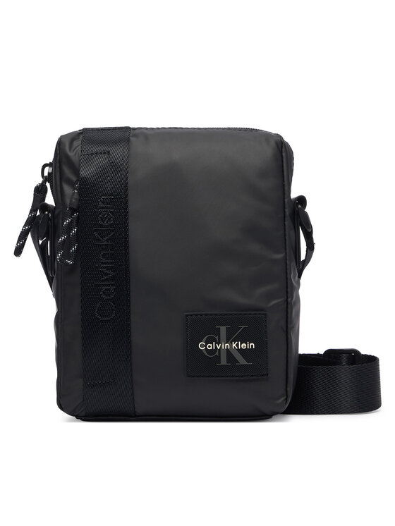 Calvin Klein Saszetka Rubberized Reporter LV04D3480G Czarny