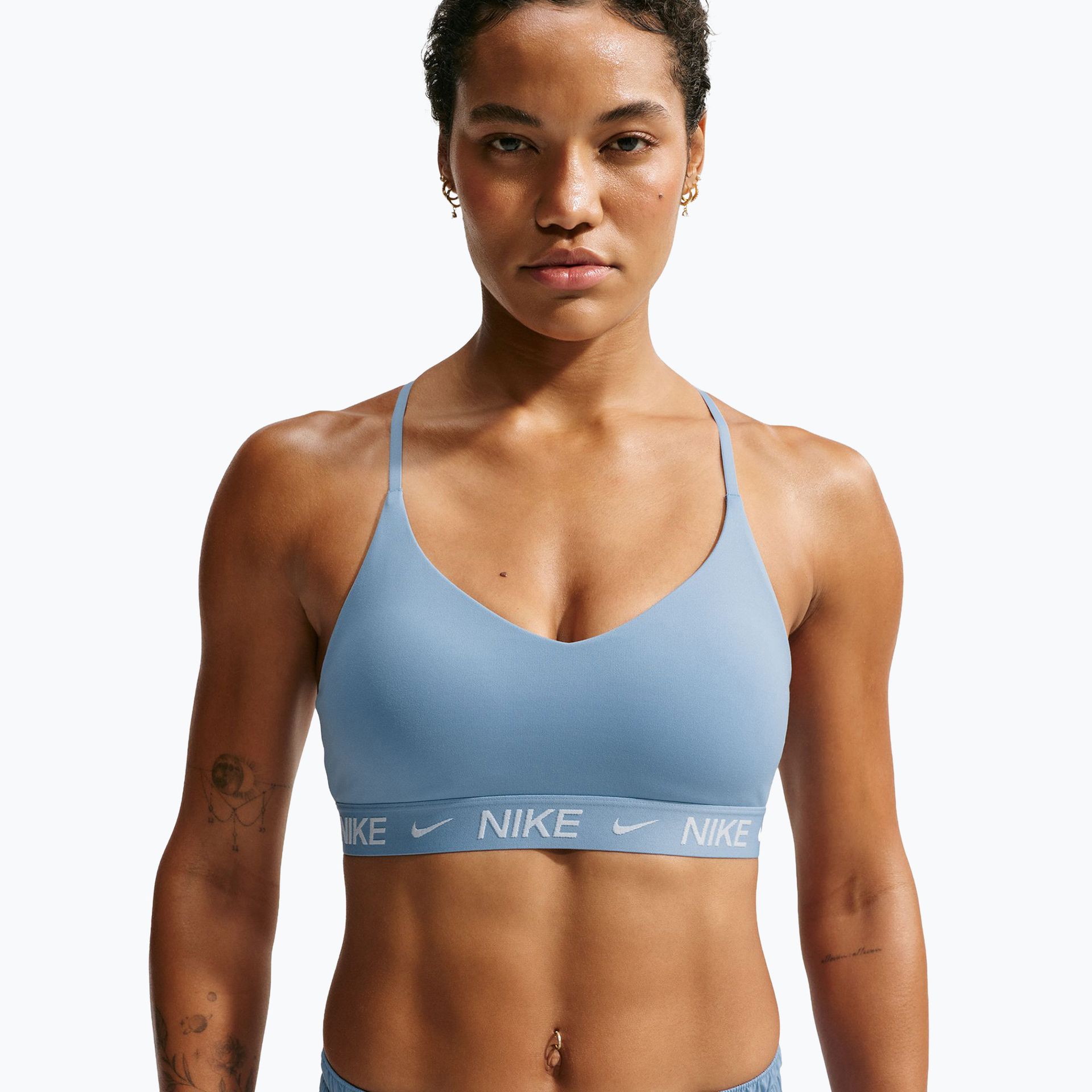 Biustonosz treningowy Nike Indy Light Support work blue WYSYŁKA W 24H 30 DNI NA ZWROT