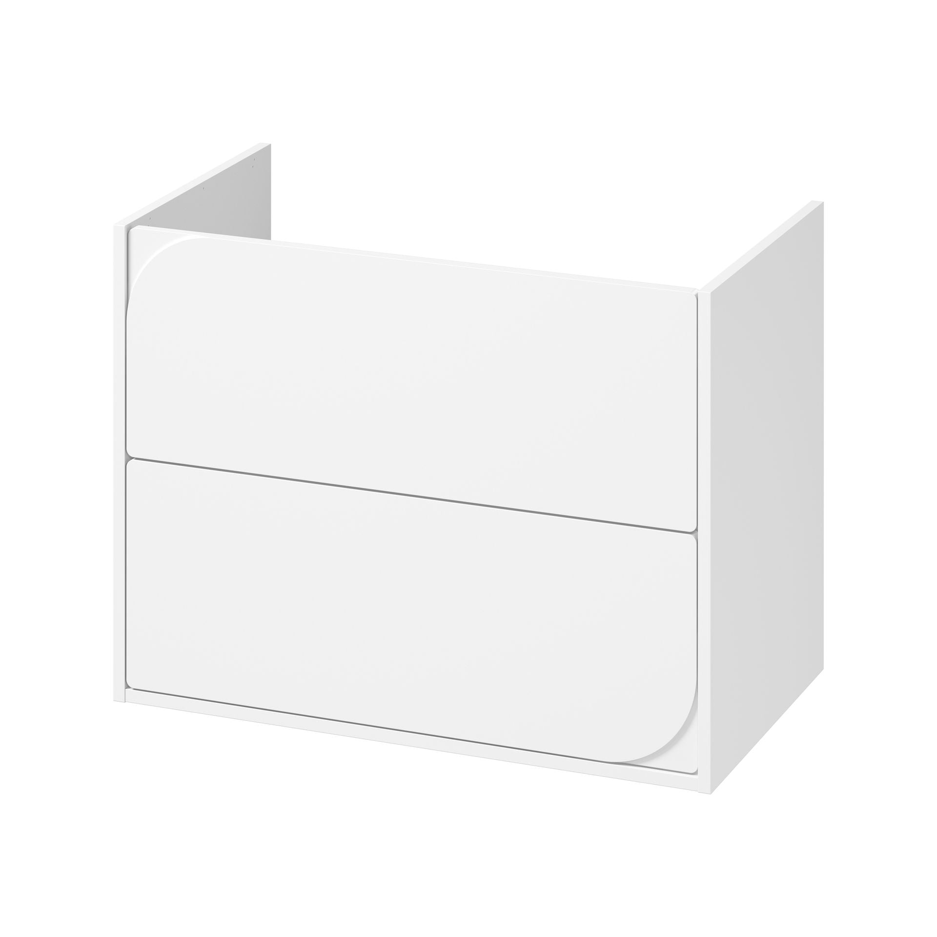 Szafka łazienkowa pod umywalkę Cersanit Crea II 80 cm biały mat S1058-021