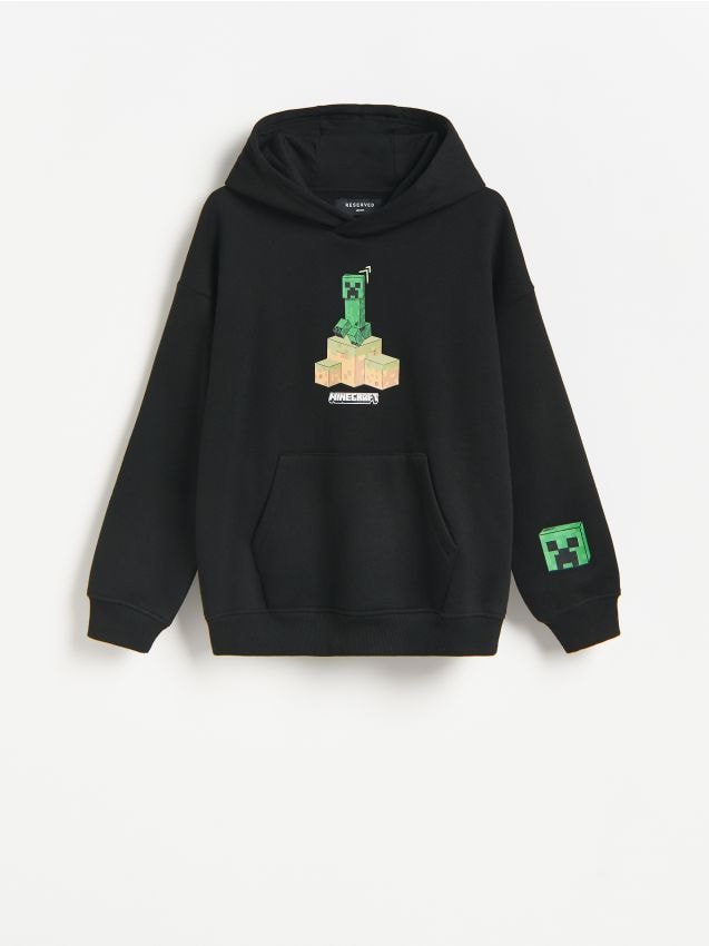 Reserved - Bluza Minecraft - czarny