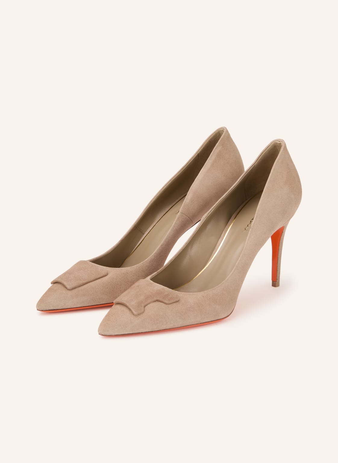 Santoni Czółenka Sibil beige