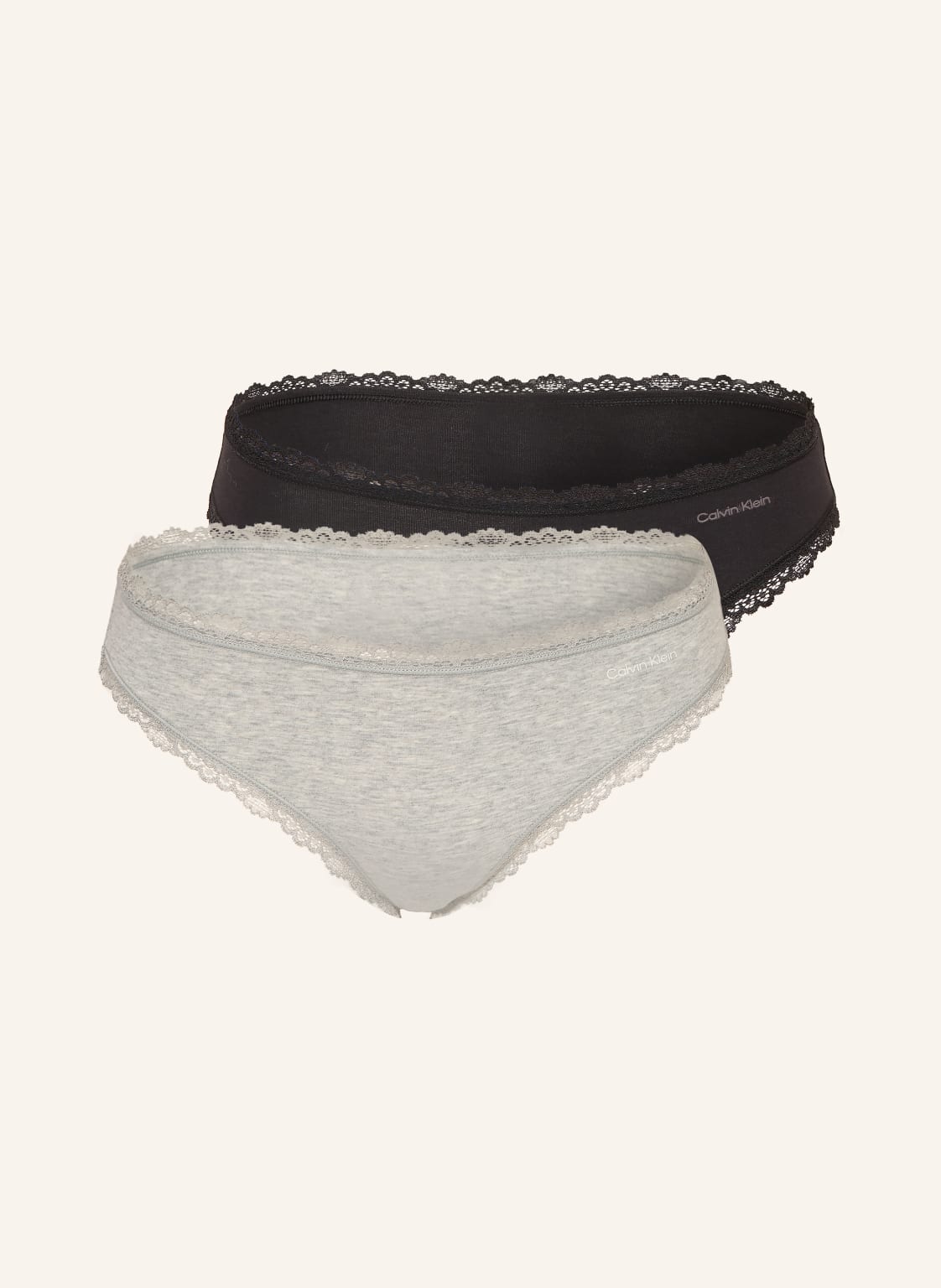 Calvin Klein Zestaw 2 Par Slipów Cotton Stretch grau