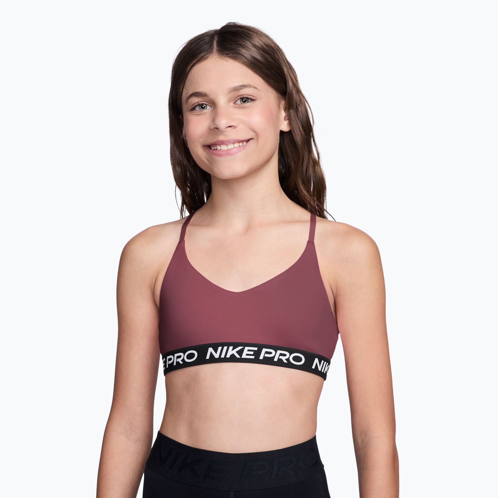 Biustonosz dziewczęcy Nike Pro Pink Smoke WYSYŁKA W 24H 30 DNI NA ZWROT