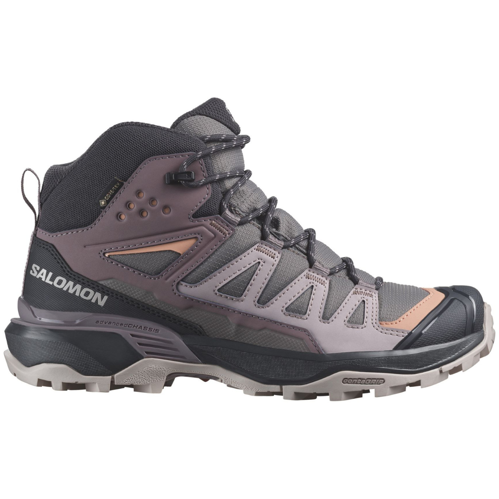 Buty damskie Salomon X Ultra 360 Mid Gore-Tex Rozmiar butów (UE): 38 / Kolor: brązowy/niebieski