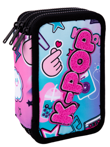 Piórnik z wyposażeniem Coolpack Jumper 3 K-POP tęczowy