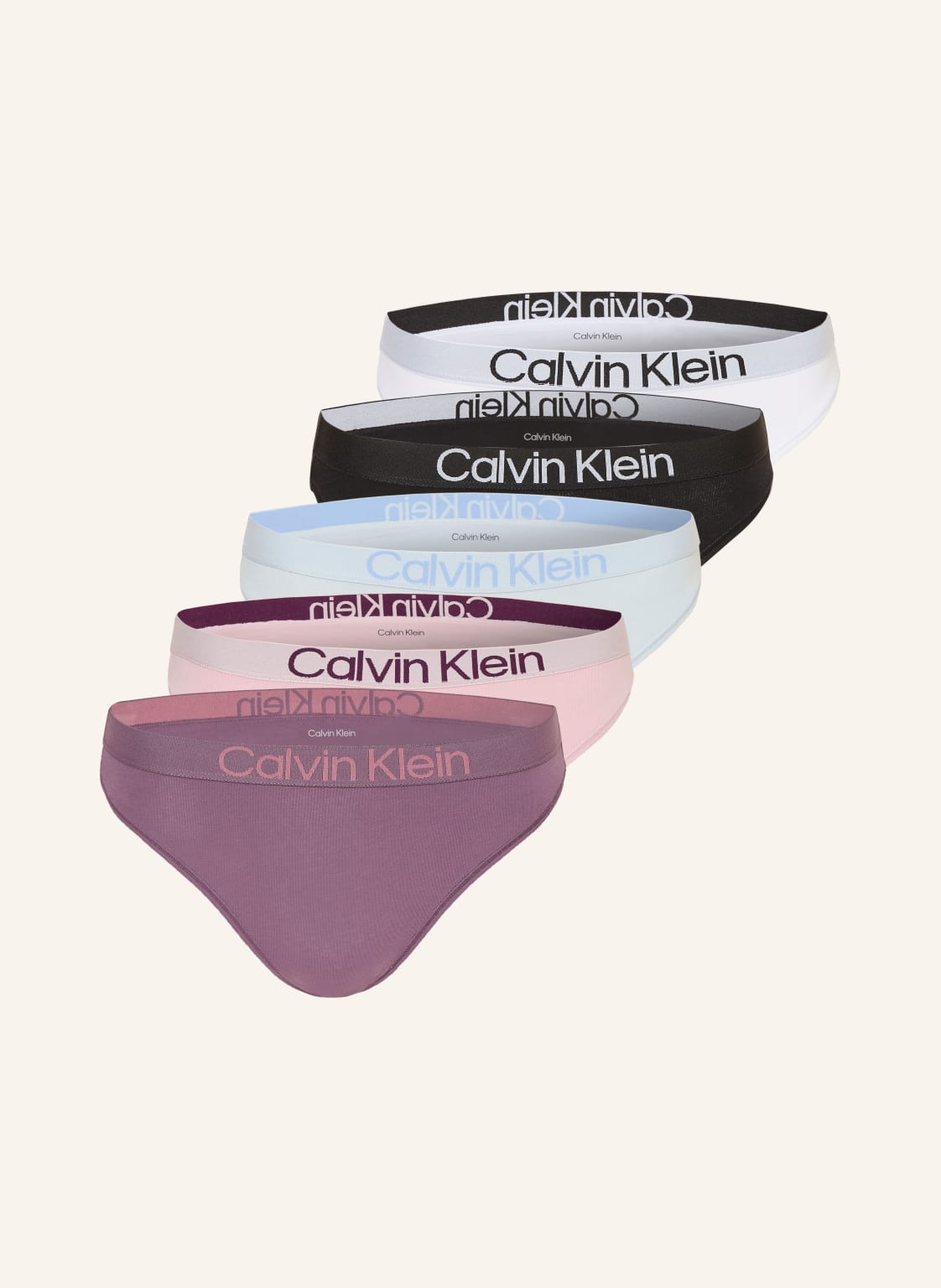 Calvin Klein Zestaw 5 Par Slipów Extra Soft Cotton weiss