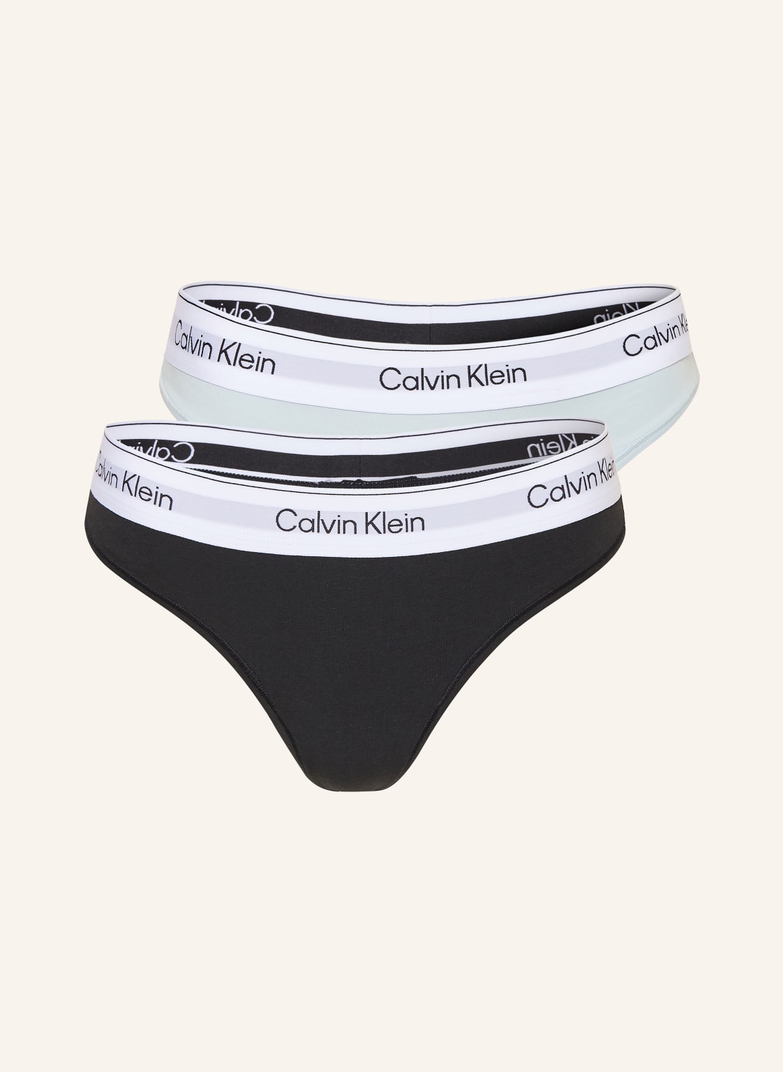 Calvin Klein Zestaw 2 Sztuk Stringów Icon Cotton Modal blau