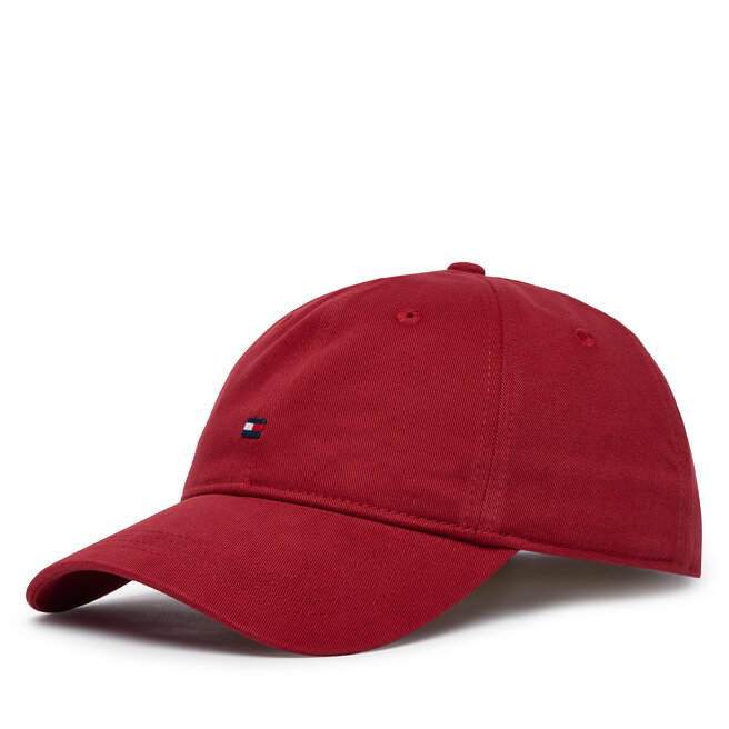 Czapka z daszkiem Tommy Hilfiger Th Flag '85 Soft 6 Panel Cap AM0AM12531 Czerwony
