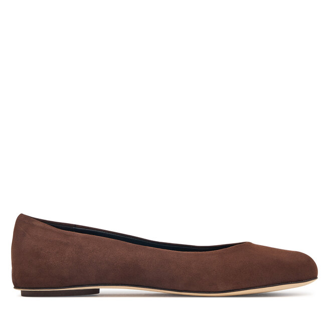 Baleriny Weekend Max Mara Todi 2625526054 Brązowy