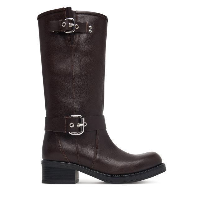 Kozaki Weekend Max Mara Addobbo 2625796034 Brązowy